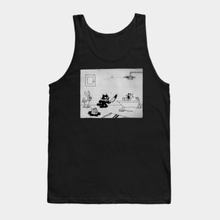 Vintage Horror Cartoon Tank Top